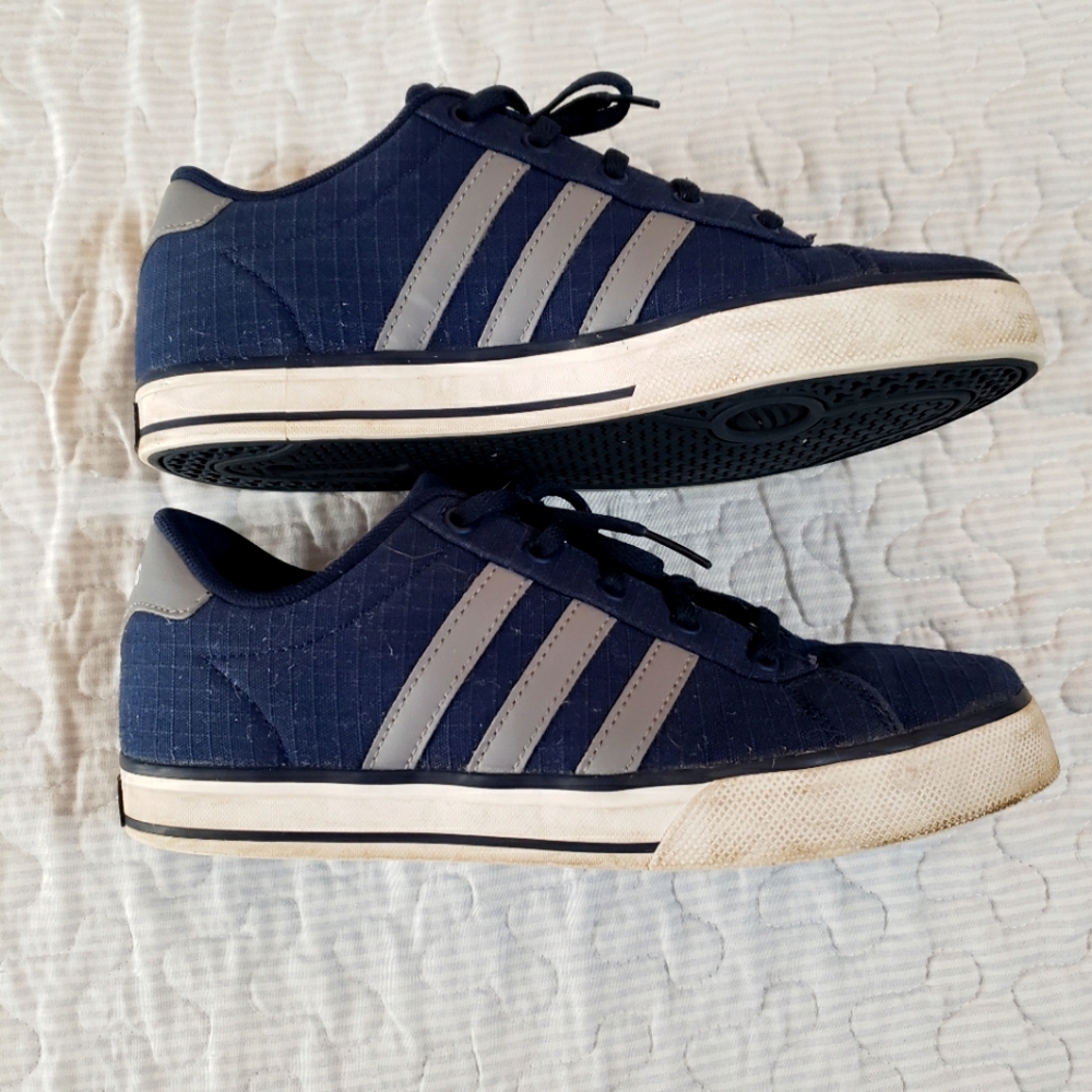Adidas Blue and Grey Sneakers